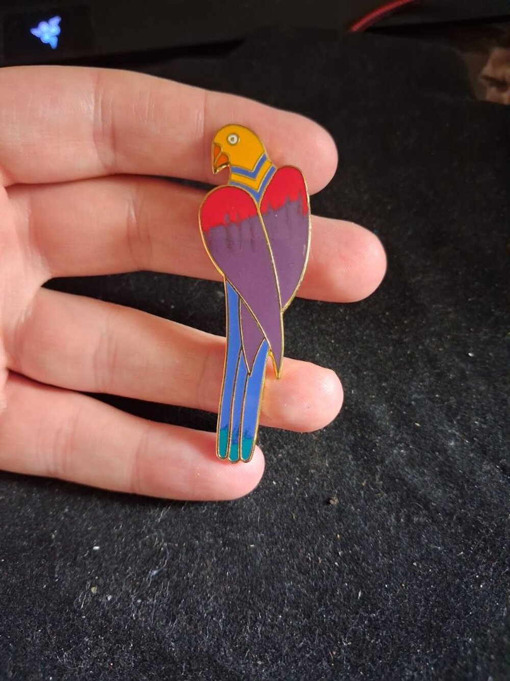 "Cezanne" Laurel Burch Bird brooch